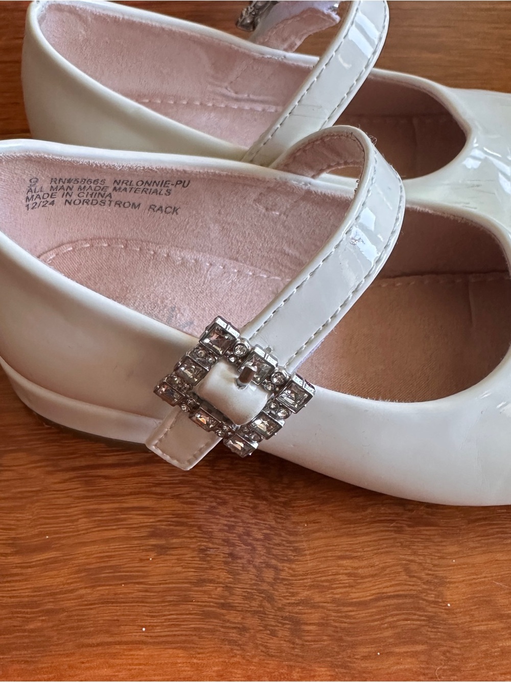 Girls -Sz 9- Mary Jane SHOES Bundle Toddler ~ 3 Pairs - White, Black, Pink - Picture 3 of 16